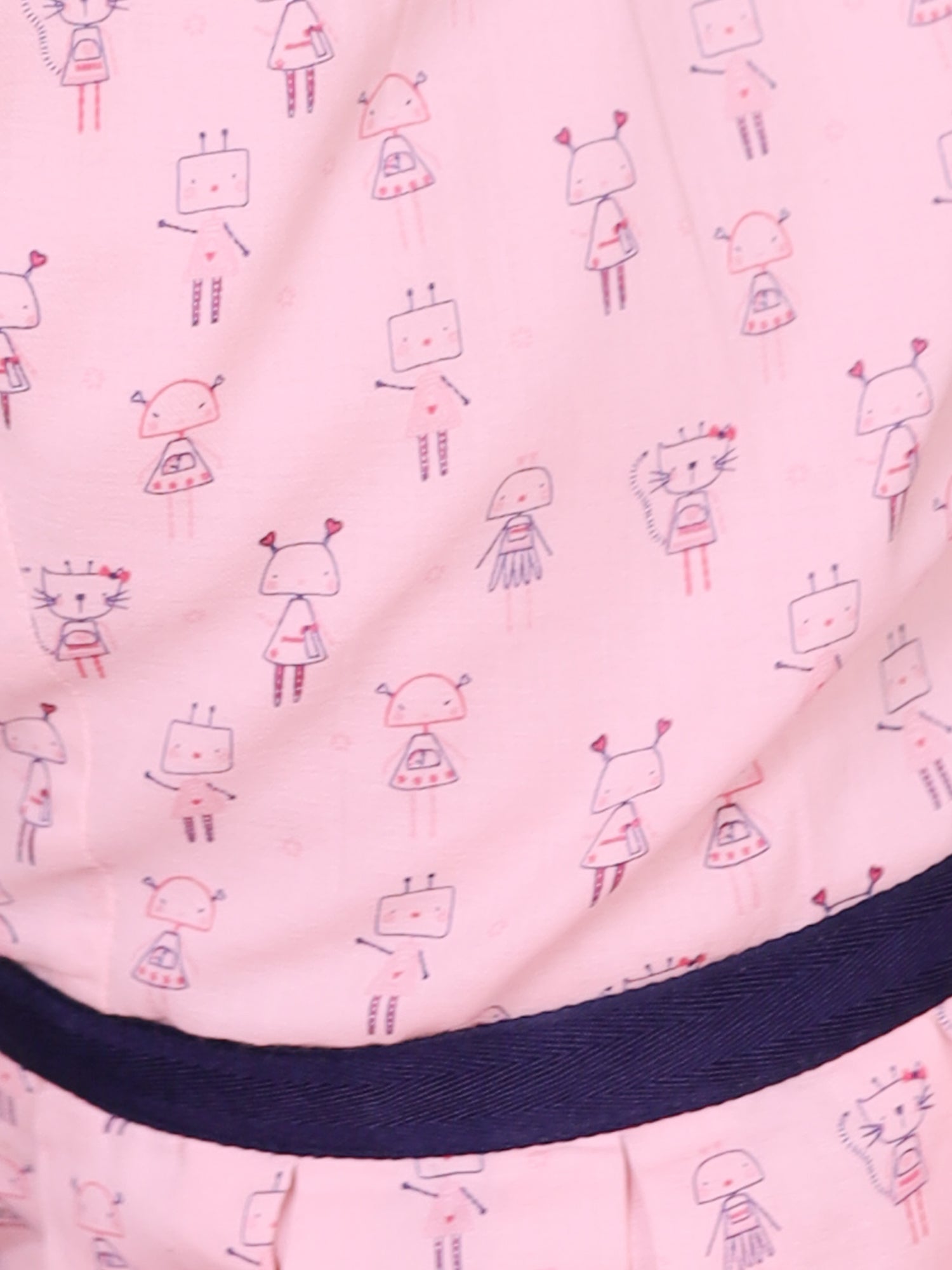 Little Carrot Box Pleated Sleeveless Summer Dress, , premium kids' wear for girls, size 6-7-years.